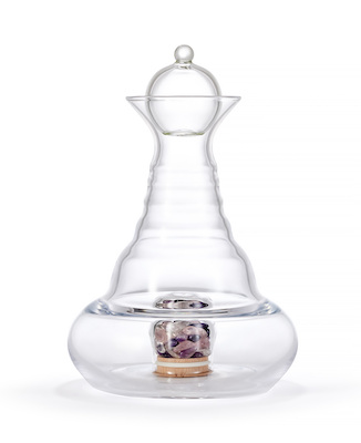 1.2L size Alladin Carafe with gemstone compartment separate from water holding gemstones